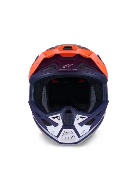 Sm7 Core Helmet Orng/Blue Matt 2x - ALPINESTARS