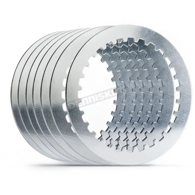 Stack of sp129-8-001 Hinson steel clutch plates with internal teeth for SP129-8-001
