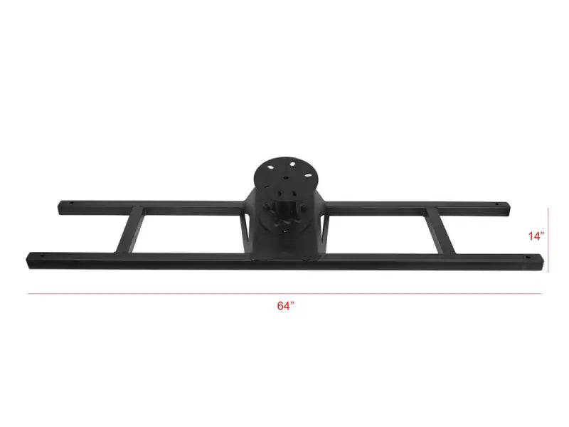 Spare Tire Carrier Truck Bed Bar Mount; 37 Inch Tire; Black; Steel; Direct Fit; Requires Armordillo - & Automotive