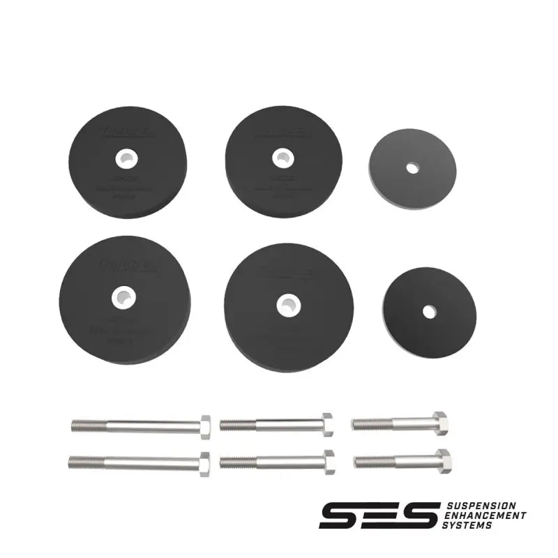 Timbren SES Spacer Kit for enhancing suspension performance, providing extra support when carrying heavy loads, improving stability while towing trailers, perfect for RVs, automotive, powersports, off-road, marine, exterior, truck accessories, interior, and truck bed, rv parts, AVADA - Best Sellers, Must Haves