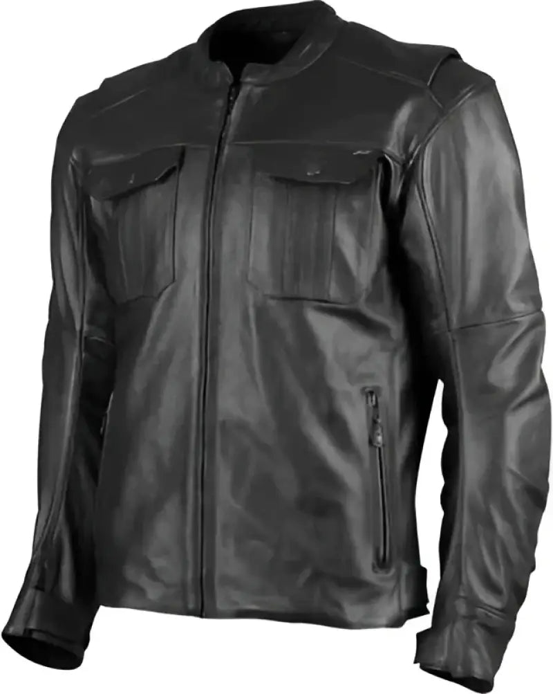 Speed and Strength Band of Brothers Leather Jacket Black - Small - 880365 - Apparel
