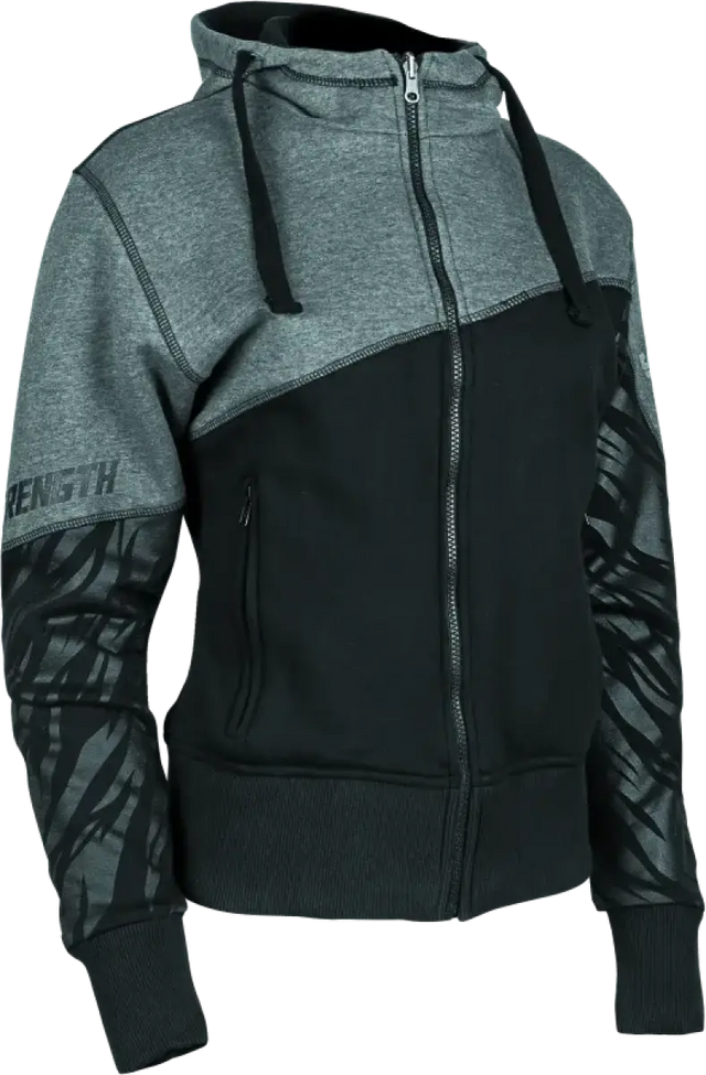 Speed and Strength Cat Outa Hell Hoody Grey/Black Womens - Small - RV and Auto Parts