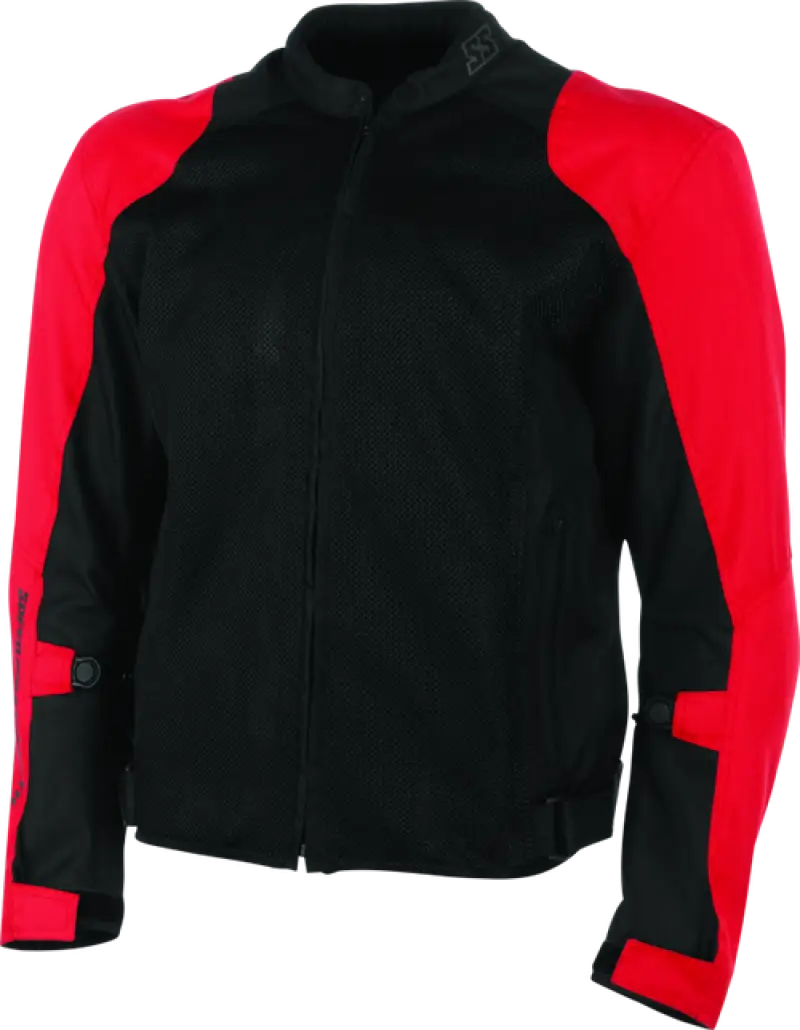 Black and red Speed and Strength Lightspeed Mesh Jacket for ultimate strength lightspeed riding style