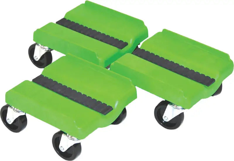 SS GRN Dolly 3 Piece Set (Green) - Four Wheel
