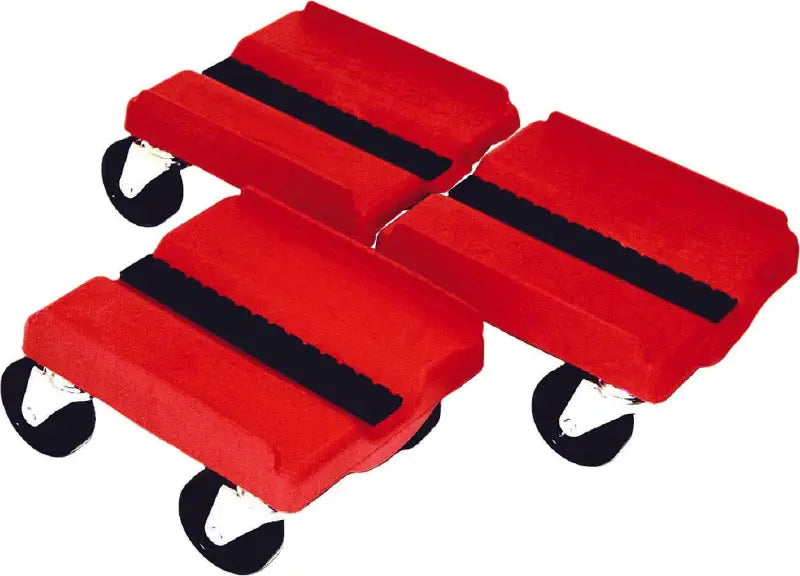 SS RED Supercaddy Dolly 3-Piece Set (Red) - RV and Auto Parts