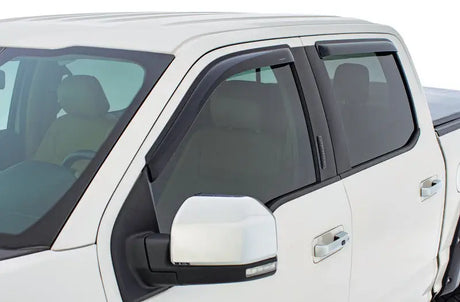 Stampede 2007-2019 Toyota Tundra Extended Crew Cab Pickup Tape-Onz Sidewind Deflector 4pc - Smoke - Truck & Automotive