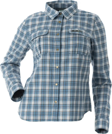 Plaid Button Down Steel Blue Plaid 2xs - DSG