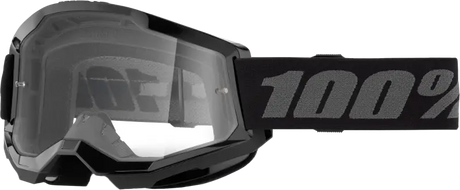 Strata 2 Goggle Black Clear Lens - Powersports