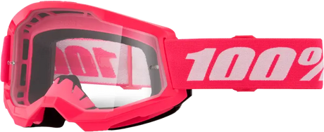 Strata 2 Goggle Pink Clear Lens - Powersports
