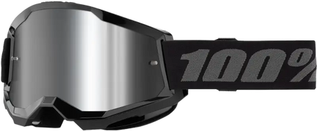 Strata 2 Junior Goggle Black Mirror Silver Lens - Powersports
