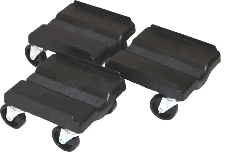 SUPER SPORT Dolly 3 Piece Set (Black) - Four Wheel