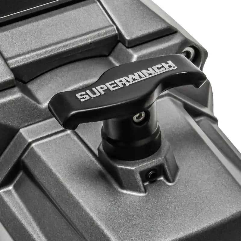 Superwinch 12000 LBS 12V DC 3/8in x 80ft Synthetic Rope SX 12000SR Winch - Graphite - 1712201