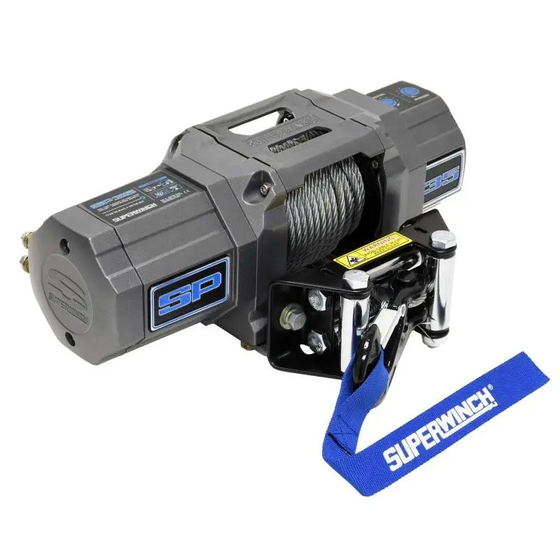 Superwinch 3500 LBS 12V DC 7/32in x 40ft Steel Rope Roller Fairlead SP 35 Winch - Winches & Hitches