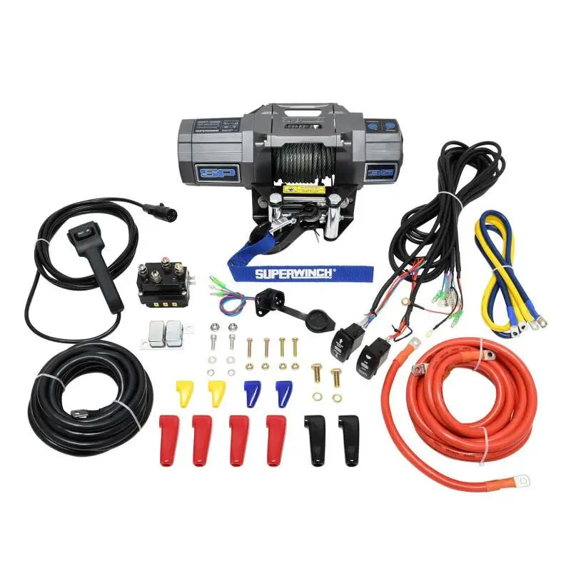 Superwinch 3500 LBS 12V DC 7/32in x 40ft Steel Rope Roller Fairlead SP 35 Winch - Winches & Hitches