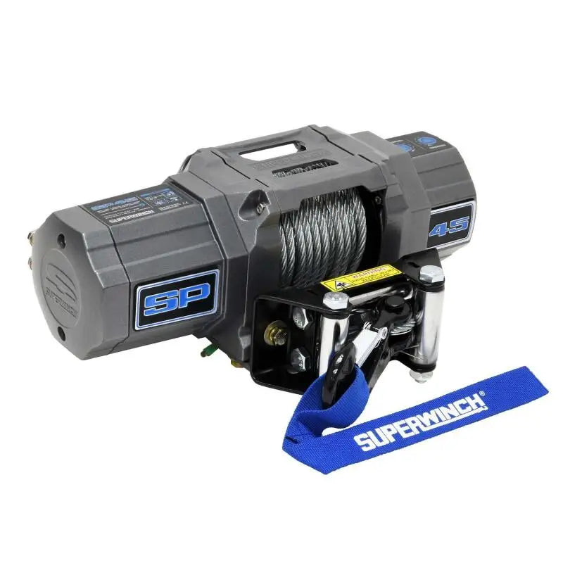 Superwinch 4500 LBS 12V DC 15/64in x 40ft Steel Rope Roller Fairlead SP 45 Winch - Winches & Hitches