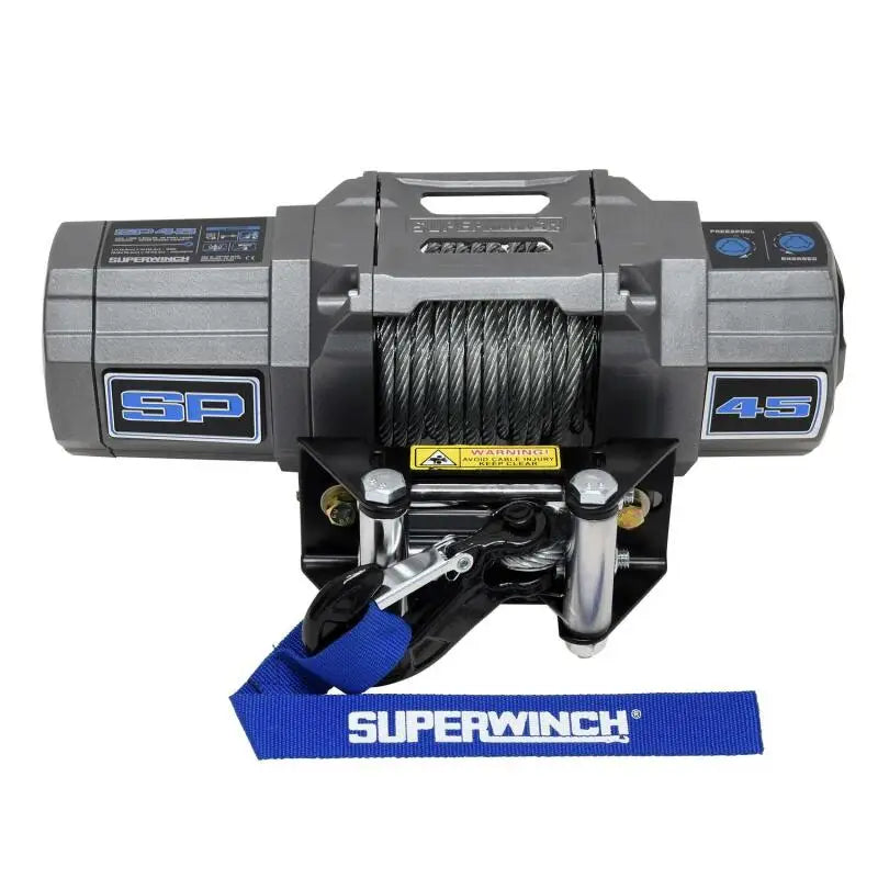 Superwinch 4500 LBS 12V DC 15/64in x 40ft Steel Rope Roller Fairlead SP 45 Winch - Winches & Hitches
