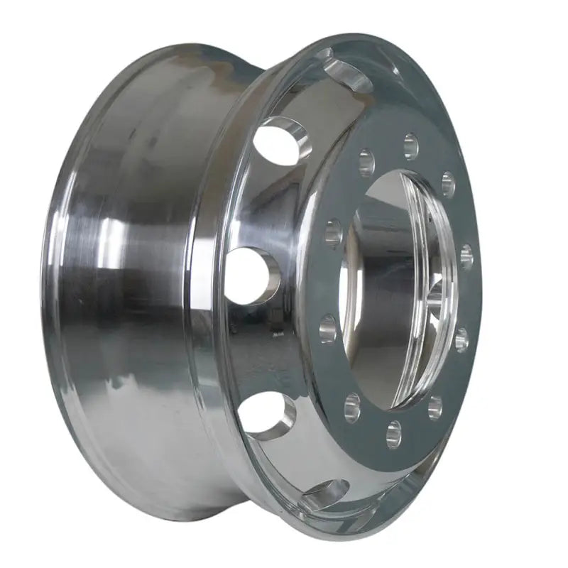 Polished aluminum truck wheel SW1750275SD4 Taskmaster 17.5X6.75 silver dual finish