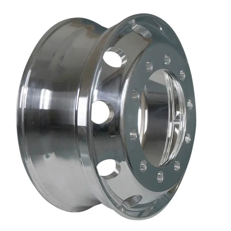 Polished aluminum truck wheel SW1750275SD4 Taskmaster 17.5X6.75 silver dual finish