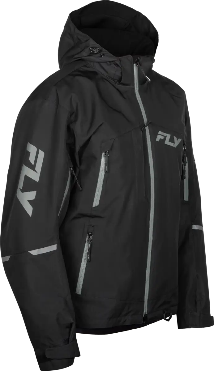 Incline Jacket Black/Grey Sm - FLY RACING