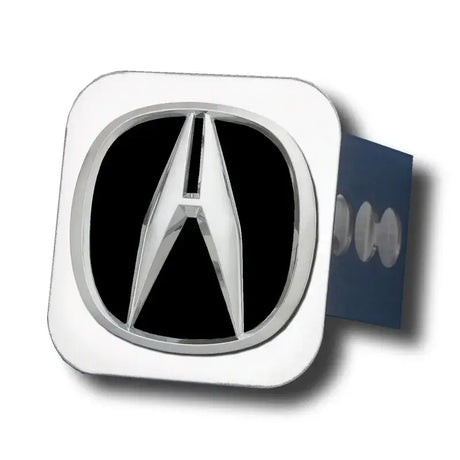 Acura emblem with mounting bracket for T.ACU.C Auto Gold Accura Chr Trlr Hitch