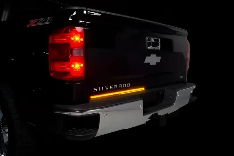 Tailgate Light - LED 48 Inch Flexible Bar; Amber Turn Signals/ White Reverse/ Red Brake/ Running/ Hazard Operation;