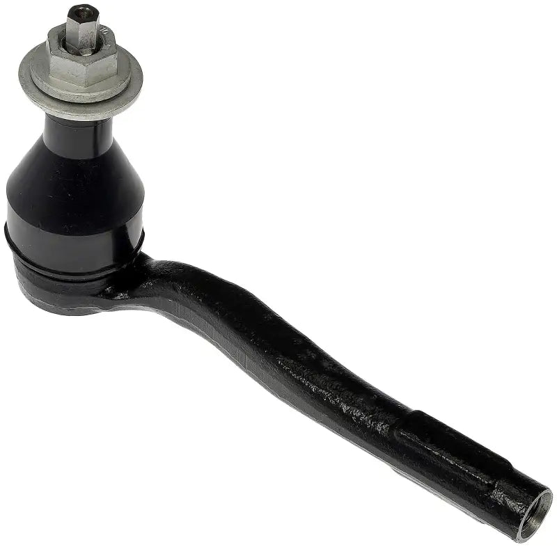 Black metal tie rod end for TO28382PR Dorman tie rod product intentionally designed for durability