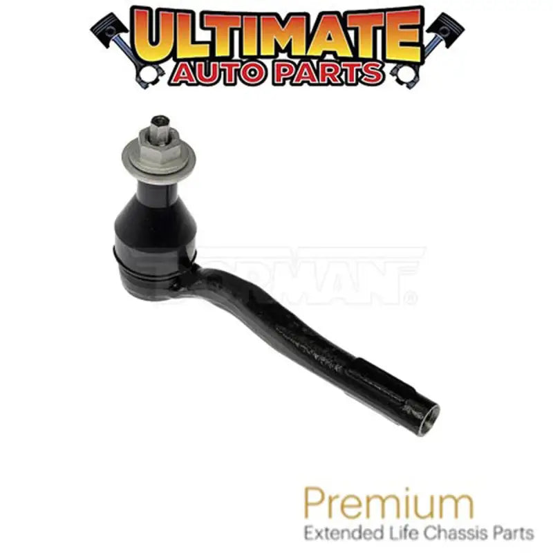 Black metal tie rod end for TO28382PR Dorman tie rod replacement or repair