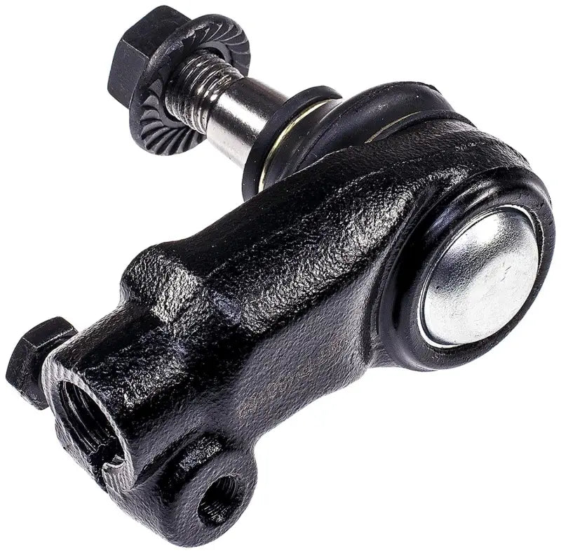 Black metal tie rod end with threaded bolt for Dorman TO36004PR tie rod assembly
