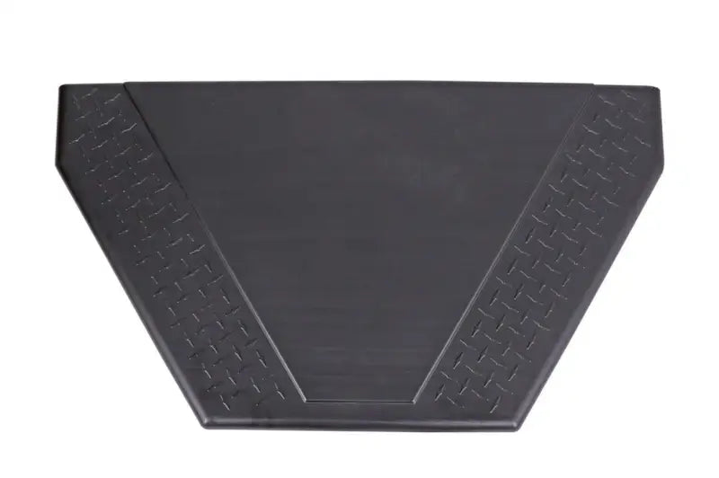 Tool Box Triangle Trailer; Single Lid; Diamond Tread; Black; Plastic; 36 Inch (Back)/18.25 (Front) Width x 18.75 Length