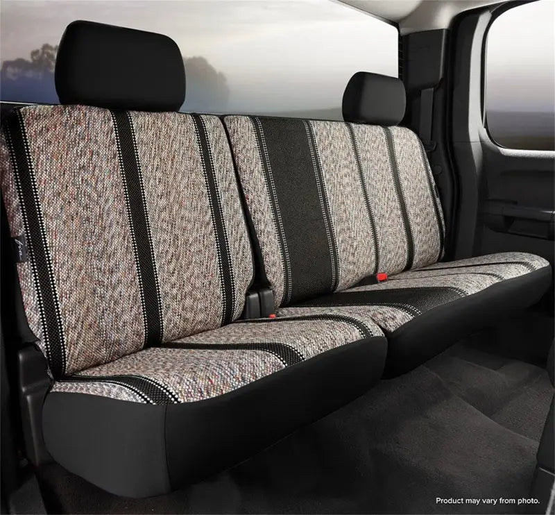 Striped and textured seat cover for TR42-38 BLACK FIA Tr Rear 60/40 seat cover