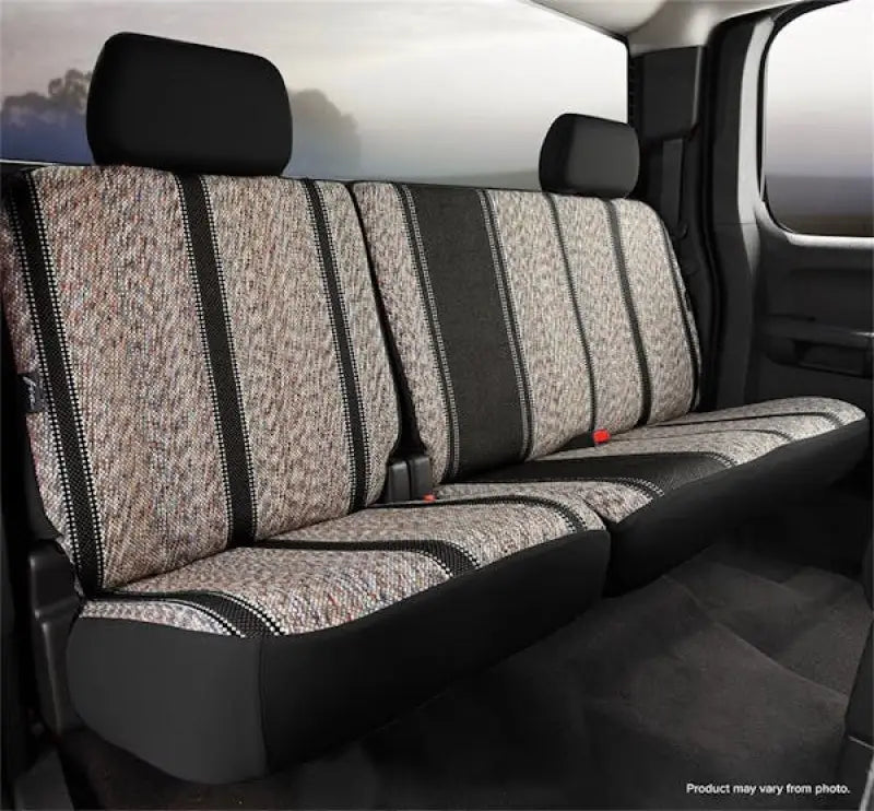 Striped black FIA TR42-38 Black FIA seat cover for rear 60/40 seats