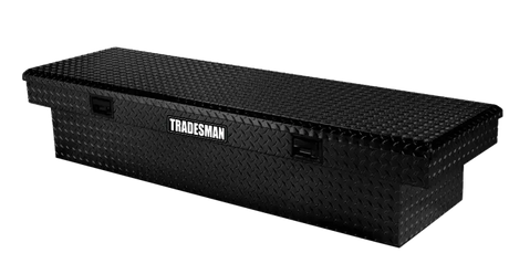 Tradesman Aluminum Economy Cross Bed Truck Tool Box (72in.) - Black - & Automotive