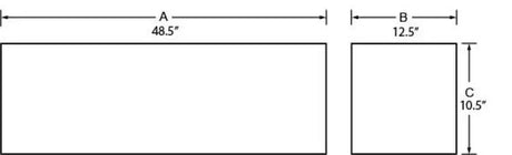 Tradesman Aluminum Flush Mount Truck Tool Box (48in.) - Black - & Automotive