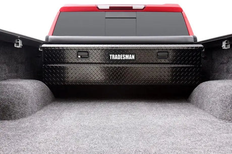 Tradesman Aluminum Flush Mount Truck Tool Box (56in.) - Black - & Automotive