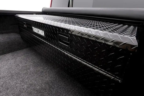 Tradesman Aluminum Flush Mount Truck Tool Box (56in.) - Black - & Automotive