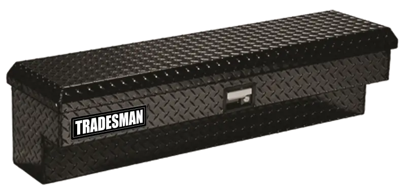 Tradesman Aluminum Side Bin Truck Tool Box (60in.) - Black - & Automotive