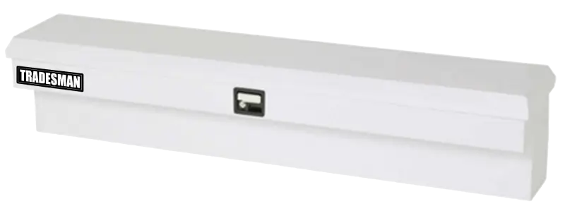 Tradesman Steel Side Bin Truck Tool Box (48in.) - White - & Automotive