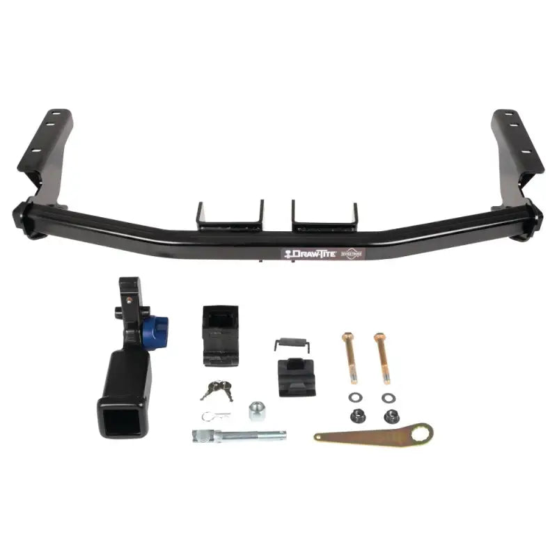Black trailer hitch rear Class III with accessories, 2-inch receiver, 3500 lbs capacity