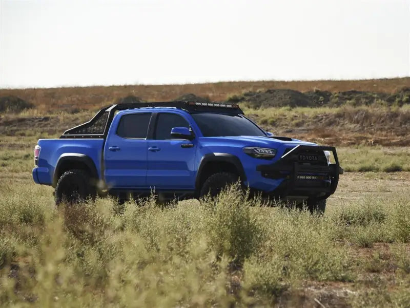 Truck Bed Bar Modular Style; Pre-Drilled Auxiliary Light Mounts; Powder Coated; Black; Steel - & Automotive