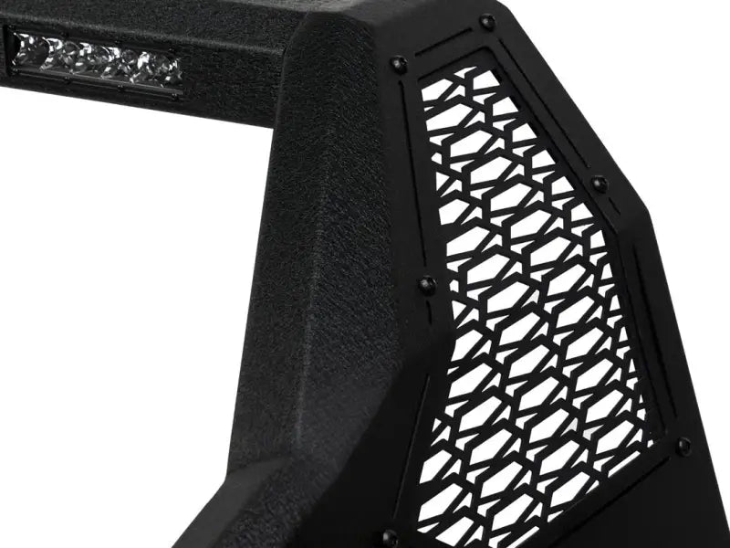 Truck Bed Bar Modular Style; Pre-Drilled Auxiliary Light Mounts; Powder Coated; Black; Steel - & Automotive