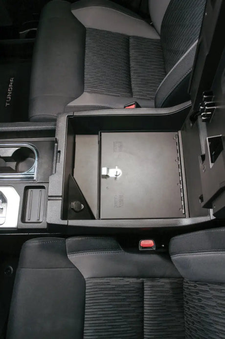 Tuffy Console Safe W/ Keyed Lock For Toyota Tundra W/ Flow Thru Console - Tuffy Products