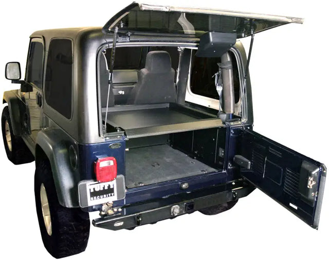 Tuffy Tj Lj & Yj Security Deck Enclosure- 01 Blk - Tuffy Products