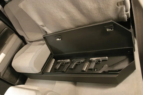 Tuffy 07-21 Toyota Tundra Double Cab Underseat Lockbox W/ Keyed Lock - Tuffy Products