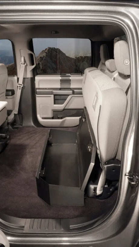Tuffy Underseat Lockbox 2/3 Length W/ Keyed Lock For Ford Fseries Supercrew - Tuffy Products