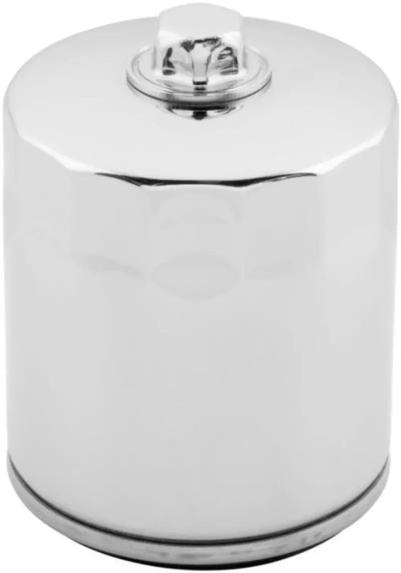 Shiny chrome twin power magnet oil filter for Harley Davidson bikes 603612