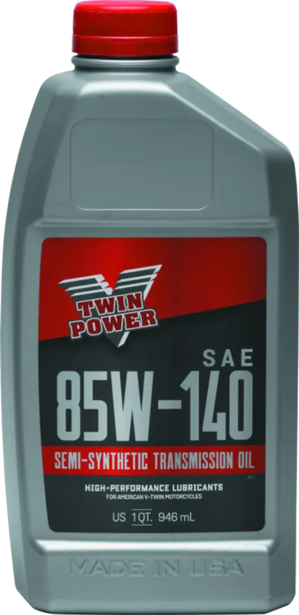 Photo of Twin Power 85W140 transmission lube quart, the best semi-synthetic transmission oil
