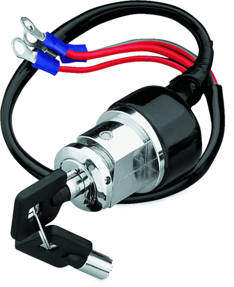 Twin Power 91-04 FXD 82-94 99 FXR 79-03 XL 3-Wire Round Key Switch Custom 3 Position - 215544 - Interior Accessories