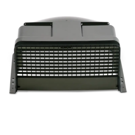 U1400BLS Dometic Ultra Breeze Cover Asm W/Holes Blac - Roof Vent