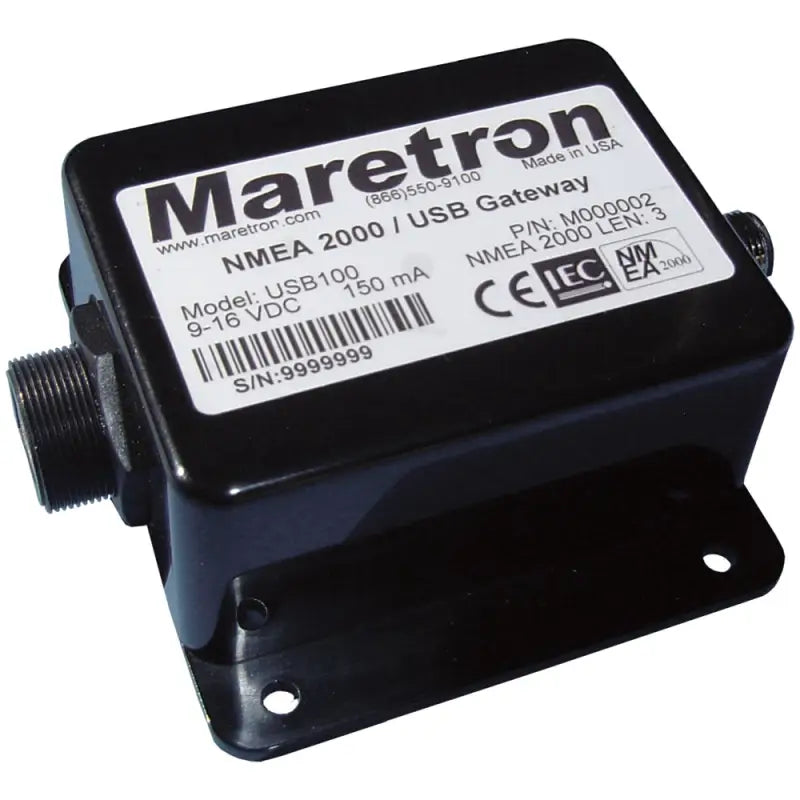 USB100-01 Maretron Gateway NMEA 2000/USB integrates marine electronics with a computer for real-time data access, Marine, AVADA - Best Sellers, Must Haves