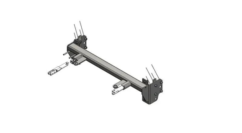 Vehicle Baseplate Removable Tabs; Single Lug; With Safety Cable Hooks - Truck & Automotive